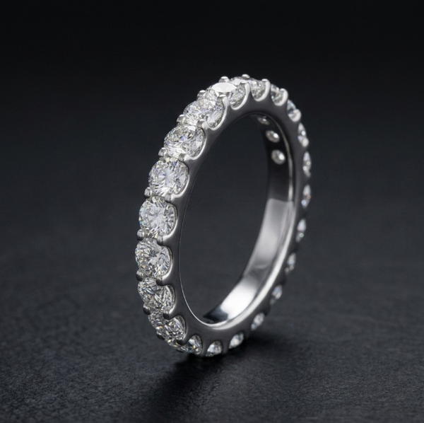 The Eternity Band — Moissanite